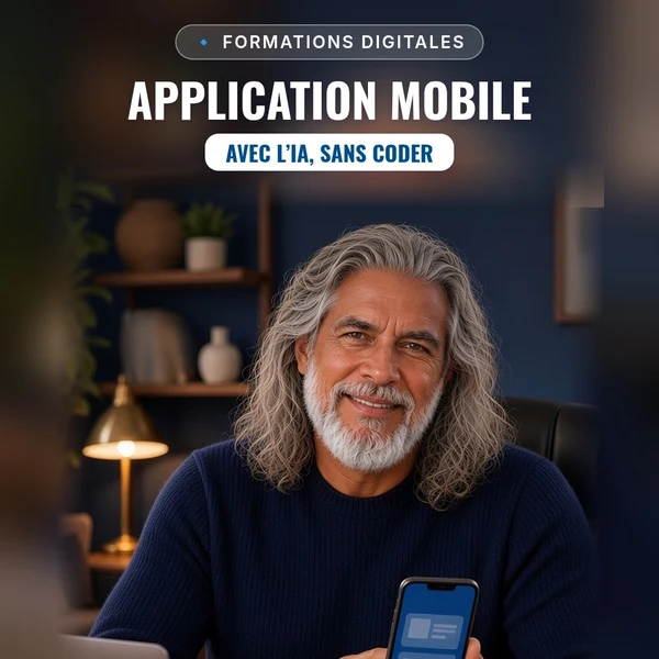 Couverture : Créer une application mobile avec l'IA