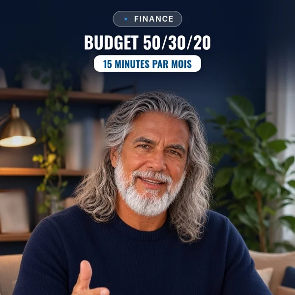 Couverture : Budget 50/30/20 : Gérer son Argent en 15 Minutes par Mois
