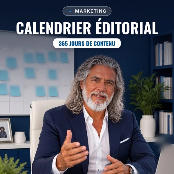 Couverture : Calendrier Éditorial : 365 Jours de Contenu