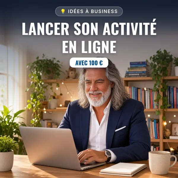 Couverture : Lancer son Activité en Ligne avec 100 €