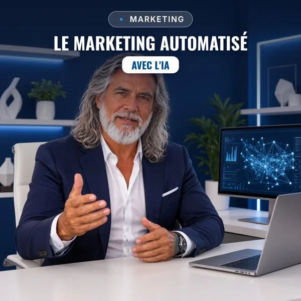 Couverture : Le Marketing Automatisé avec l’IA